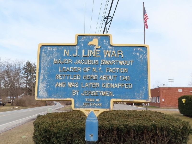N.J. Line War Marker image. Click for full size.