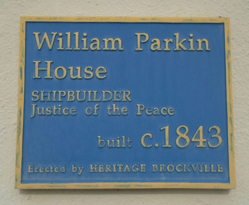 William Parkin House Marker image. Click for full size.