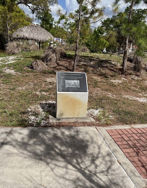 Veterans of an Earlier Era Marker. Click for full size. Veterans of an Earlier Era Marker image. Click for full size.