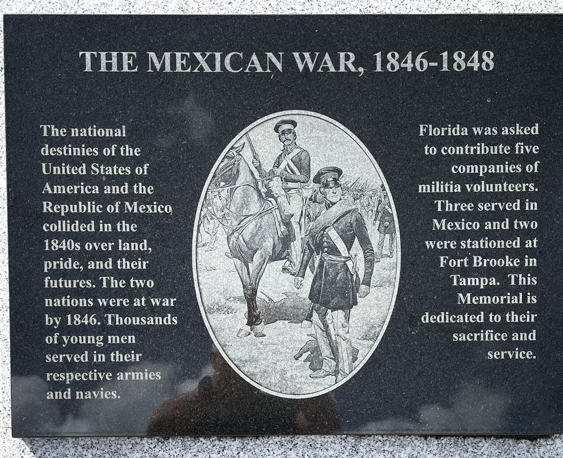 Mexican War, 1846-1848 Marker image. Click for full size.