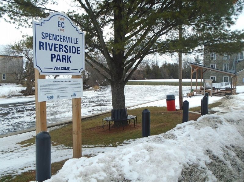 Spencerville Riverside Park Marker image, Touch for more information