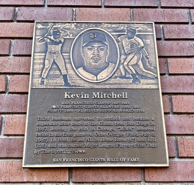Kevin Mitchell Marker image. Click for full size.