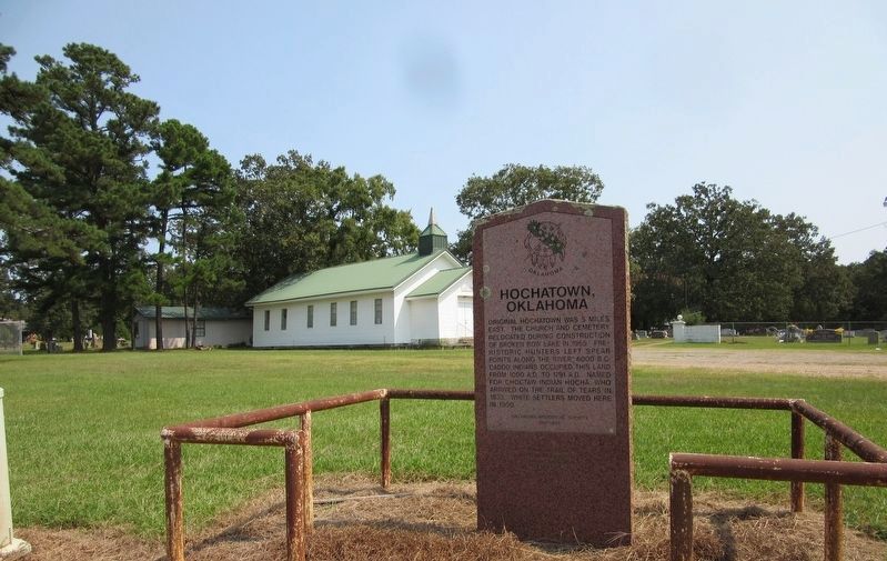 Hochatown, Oklahoma Marker image. Click for full size.
