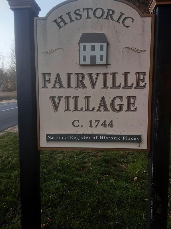 Historic Fairville Village Marker image. Click for full size.