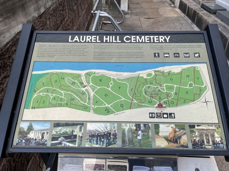 Laurel Hill Cemetery Marker image. Click for full size.