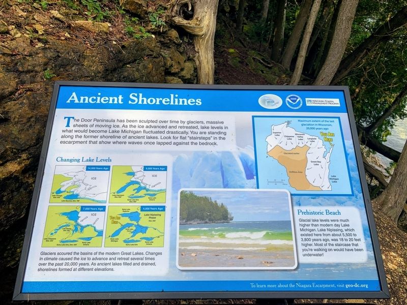 Ancient Shorelines Marker image. Click for full size.
