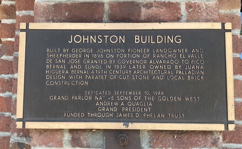 Johnston Building Marker image. Click for full size.