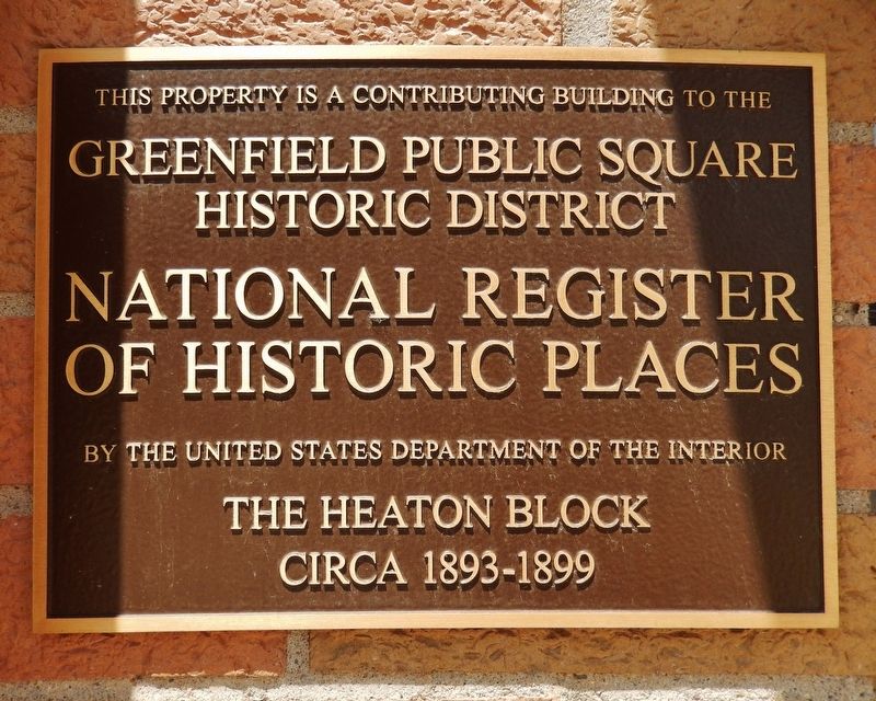 The Heaton Block Marker image. Click for full size.
