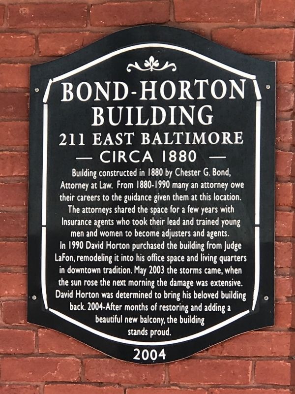 Bond-Horton Building Marker image. Click for full size.