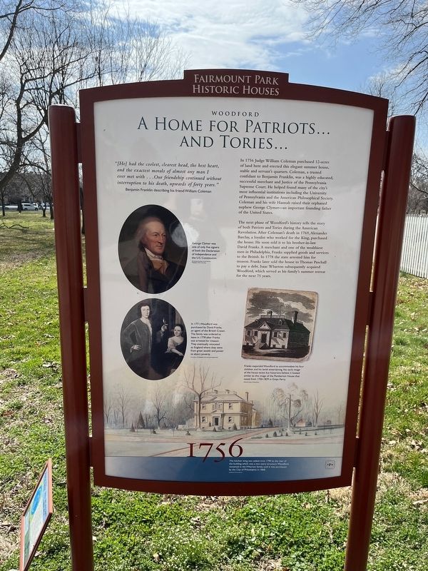 A Home for Patriots� and Tories� side of the marker image. Click for full size.