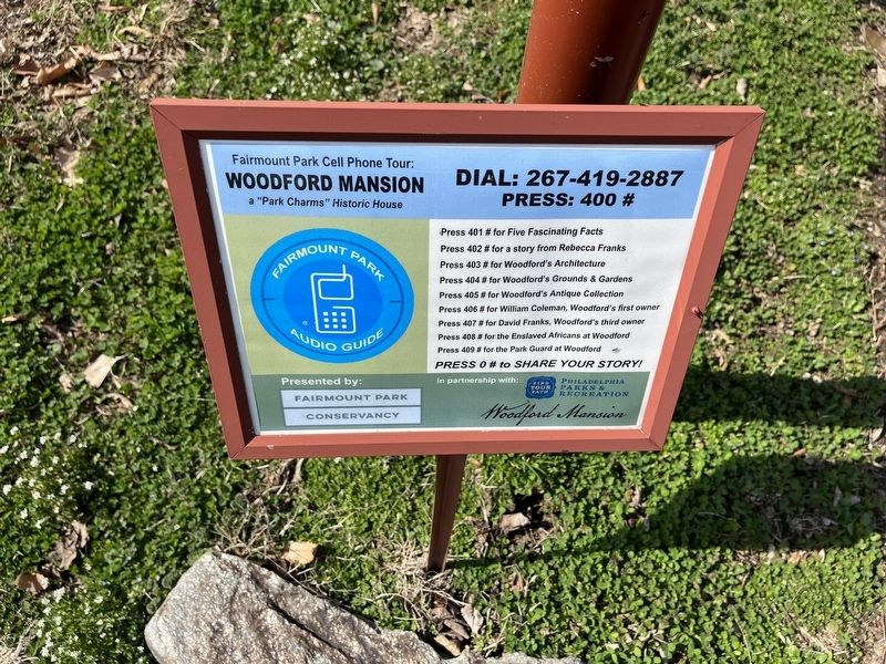Additional signage with call-in interpretive information image. Click for full size.