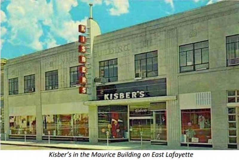 Kisber's Department Store in the Maurice Building image. Click for full size.
