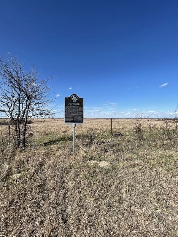 Chisholm Trail in Denton County Marker image. Click for full size.