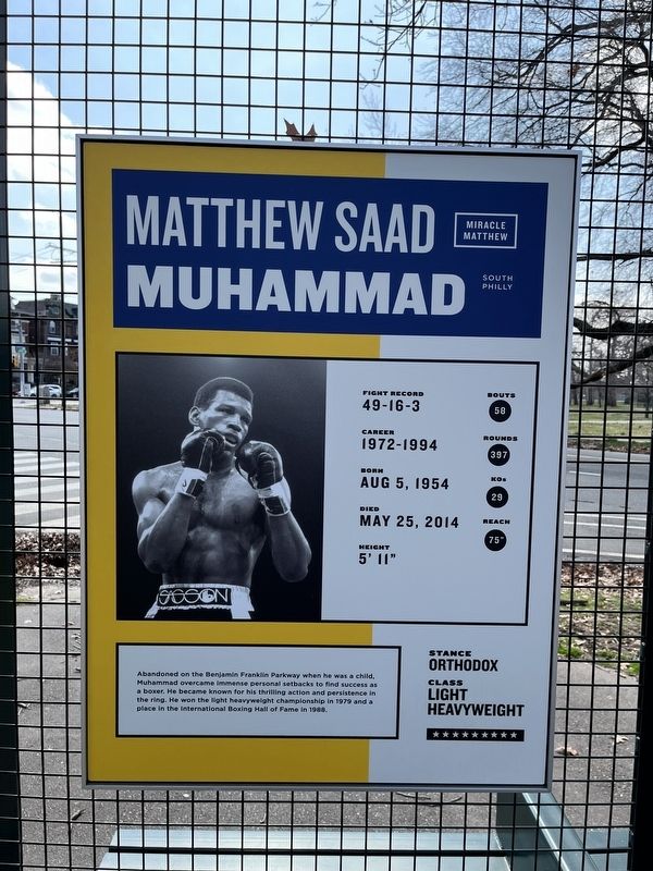 Matthew Saad Muhammed Marker image. Click for full size.