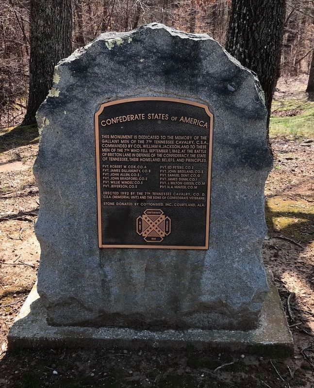 7th Tennessee Cavalry Memorial image. Click for full size.