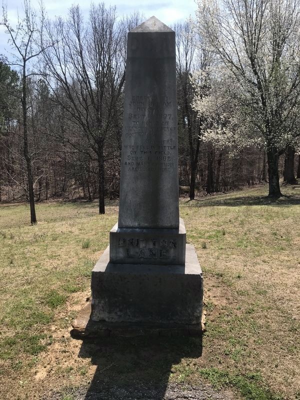 Britton Lane Marker image. Click for full size.