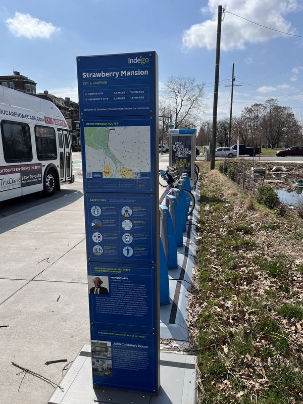 Strawberry Mansion Marker. Click for full size. Strawberry Mansion Marker image. Click for full size.