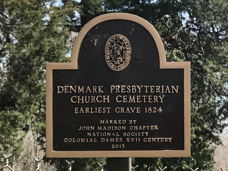 Denmark Presbyterian Church Cemetery Marker image. Click for full size.