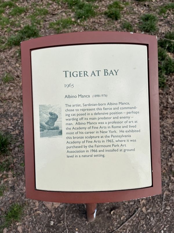 Tiger at Bay Marker image. Click for full size.