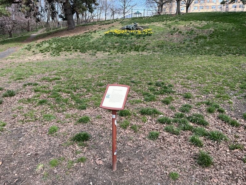 <i>Tiger at Bay</i> and its namesake marker image. Click for full size.