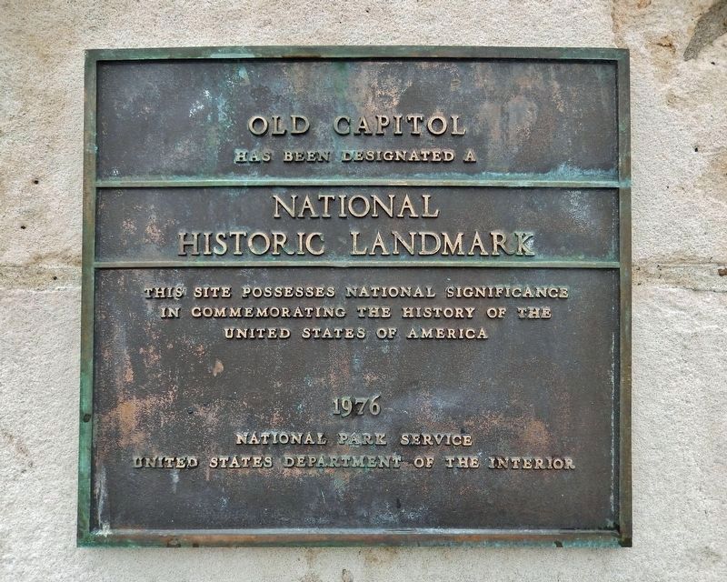 National Historic Landmark Tablet image. Click for full size.