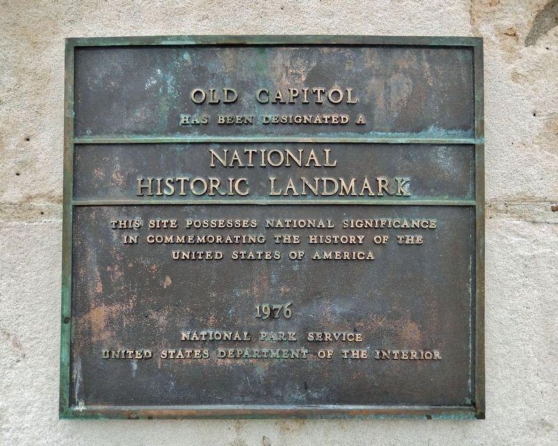 National Historic Landmark Tablet image. Click for full size.