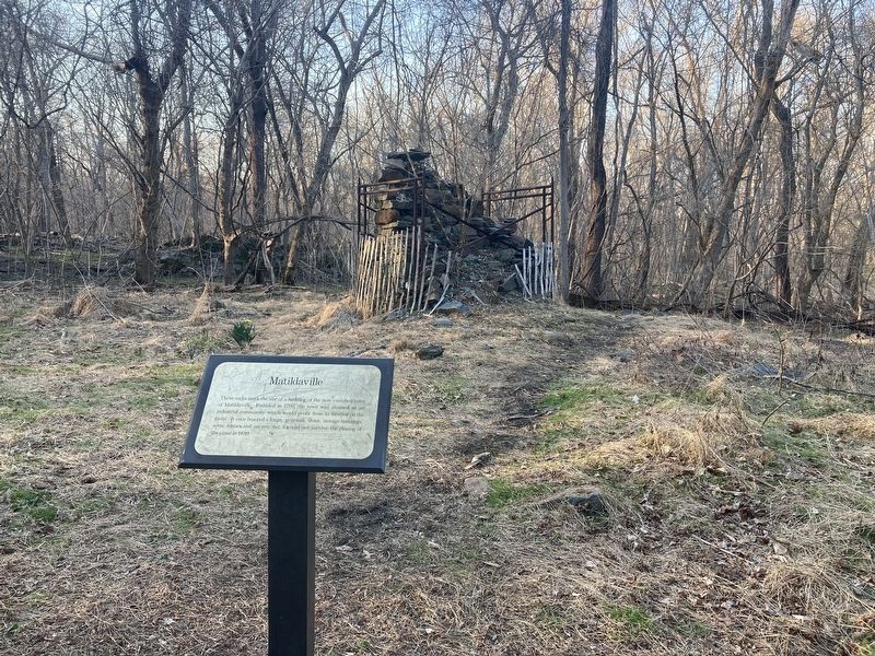 Matildaville Marker and Ruins image. Click for full size.