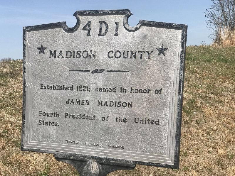 Madison County Marker side image. Click for full size.
