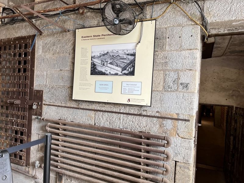 Eastern State Penitentiary Marker. Click for full size. Eastern State Penitentiary Marker image. Click for full size.