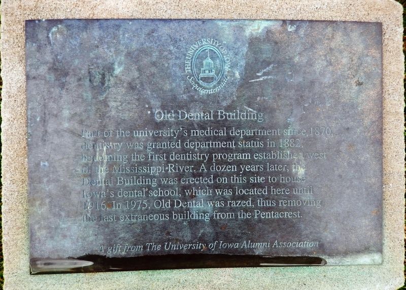 Old Dental Building Marker. Click for full size. Old Dental Building Marker image. Click for full size.