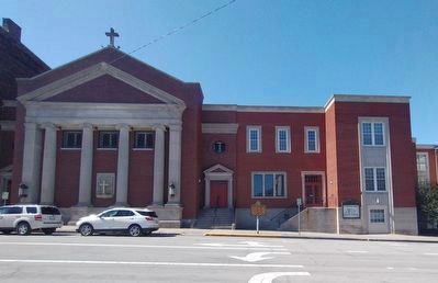 First Christian Church & marker image. Click for full size.