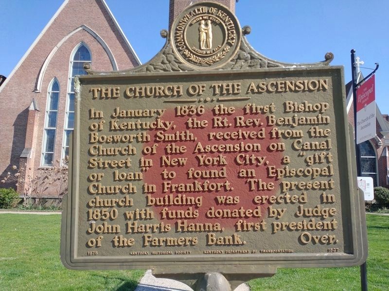 The Church of the Ascension Marker image. Click for full size.