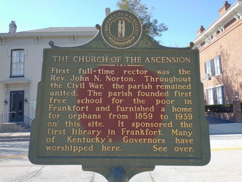The Church of the Ascension Marker image. Click for full size.