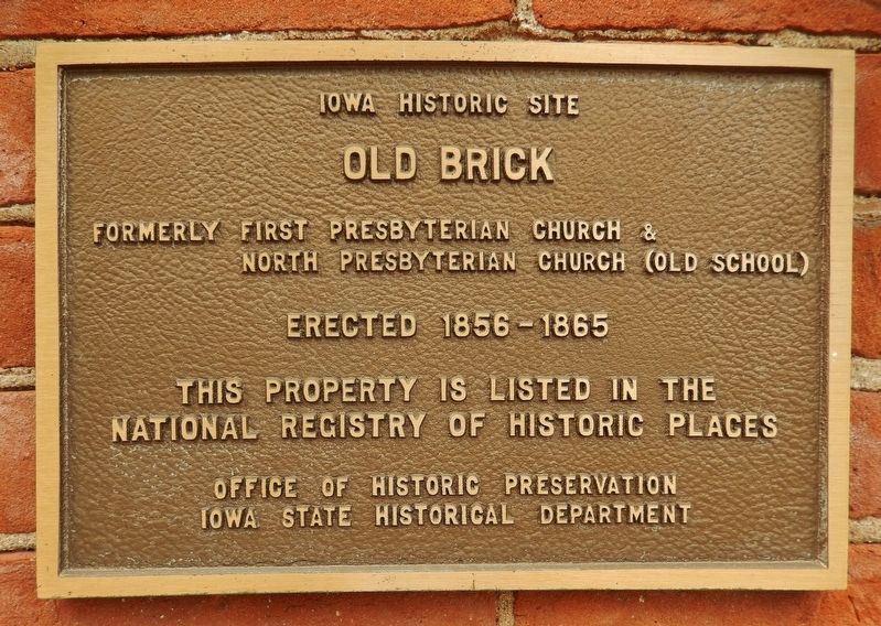 Old Brick Marker image. Click for full size.