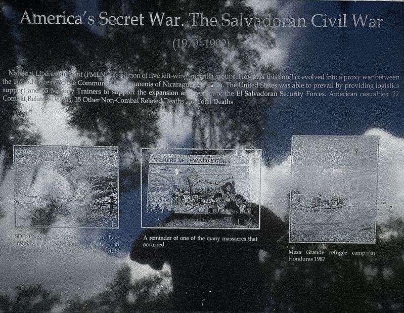 America’s Secret War. The Salvadoran Civil War Marker image. Click for more information.