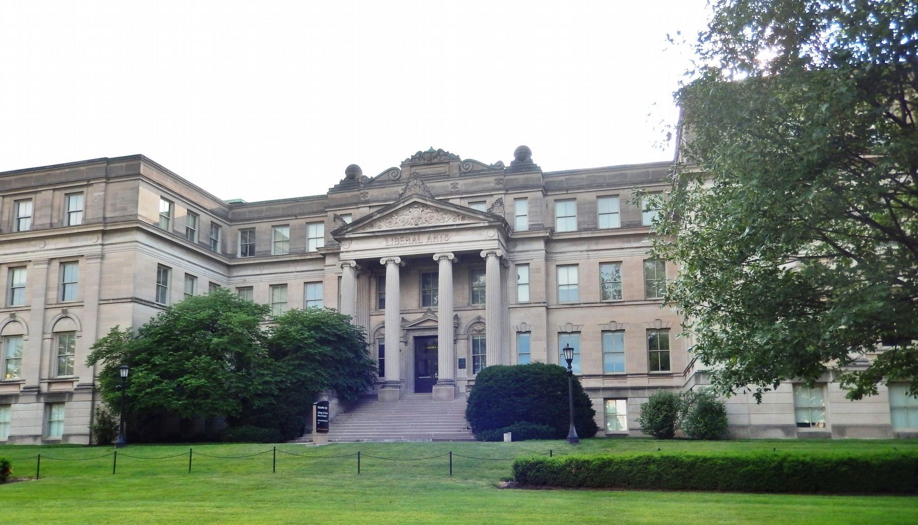 Schaeffer Hall (<i>front/east elevation</i>) image. Click for full size.