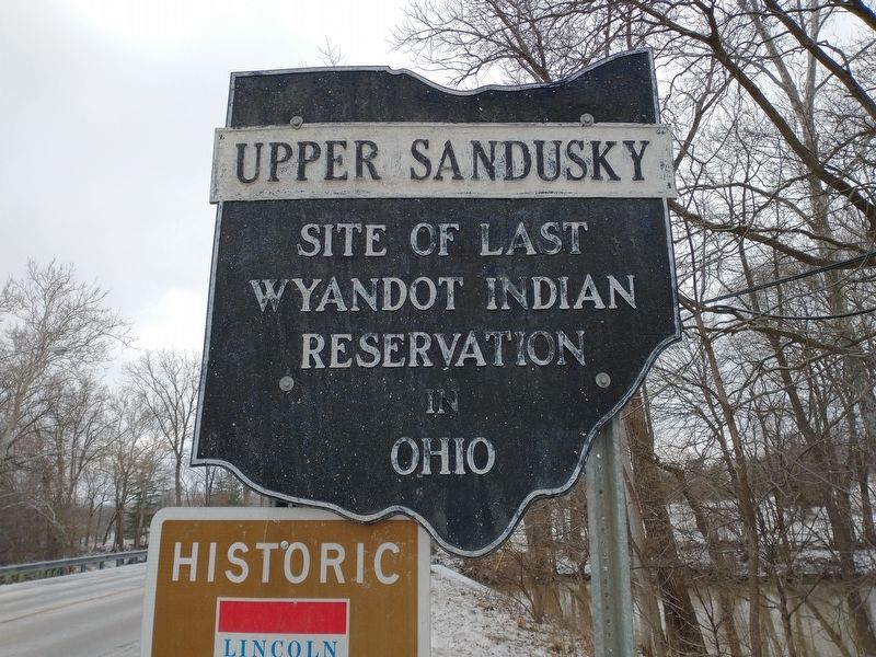 Upper Sandusky Marker image. Click for full size.