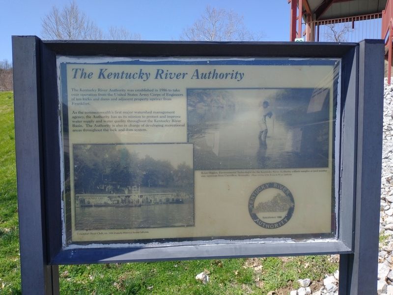 The Kentucky River Athority Marker image. Click for full size.