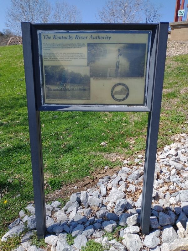 The Kentucky River Athority Marker image. Click for full size.