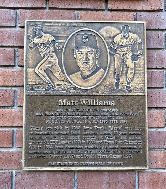 Matt Williams Marker image. Click for full size.