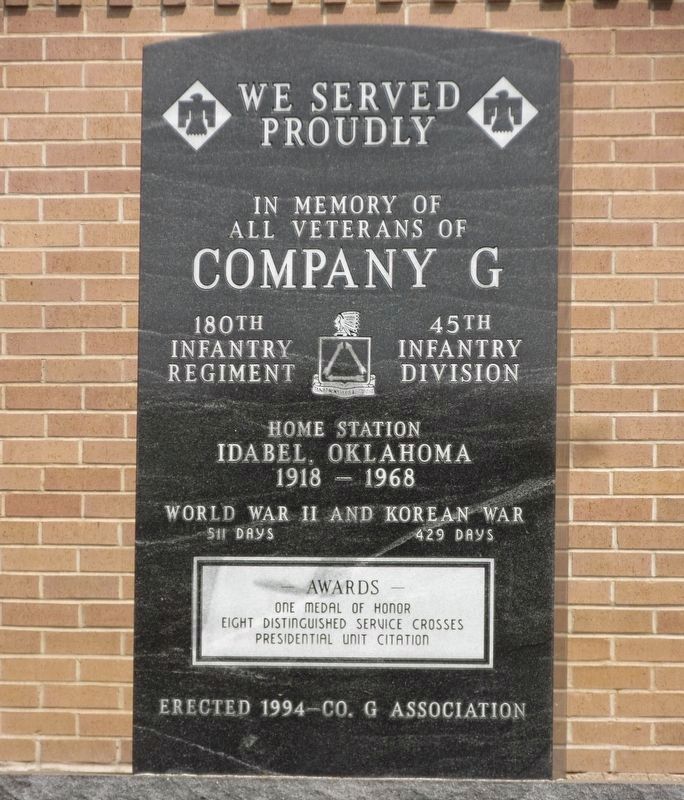 We Served Proudly Memorial image. Click for full size.