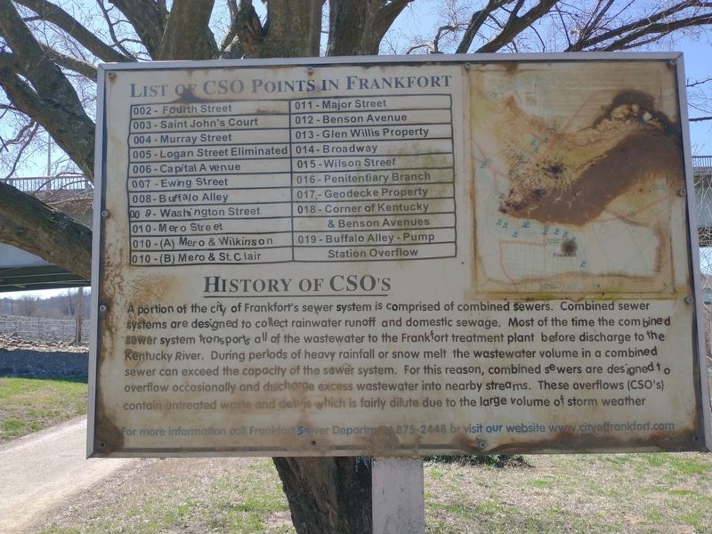 List Of CSO Points In Frankfort Marker image. Click for full size.