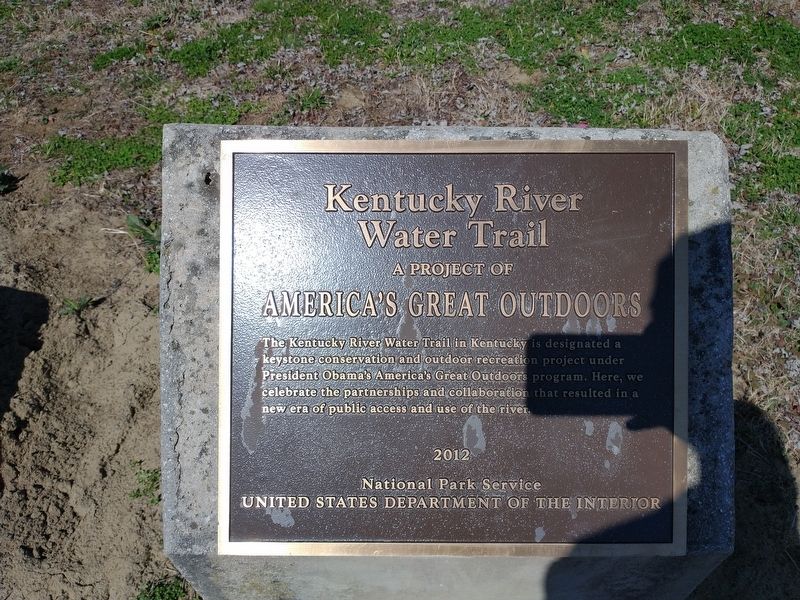 Kentucky River Water Trail Marker image. Click for full size.