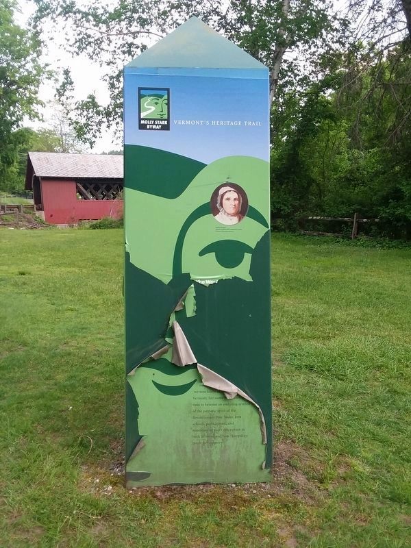 Molly Stark Byway Marker image. Click for full size.