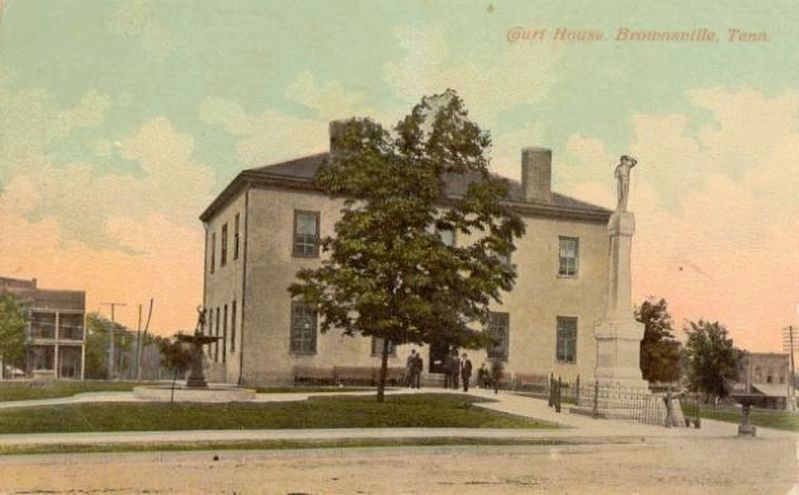 Haywood County Courthouse postcard image. Click for full size.