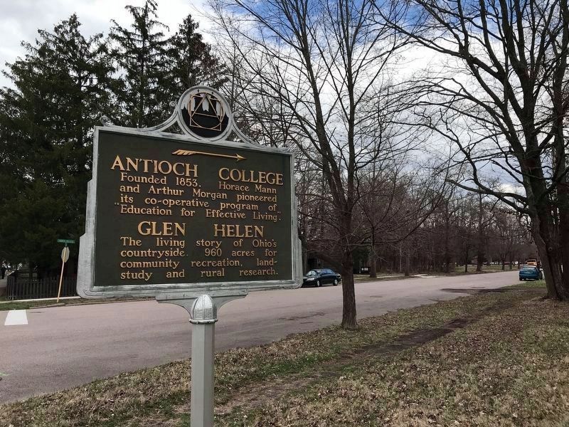 Antioch College / and Glen Helen Marker image. Click for full size.