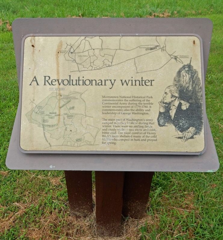 A Revolutionary Winter Marker. Click for full size. A Revolutionary Winter Marker image. Click for full size.