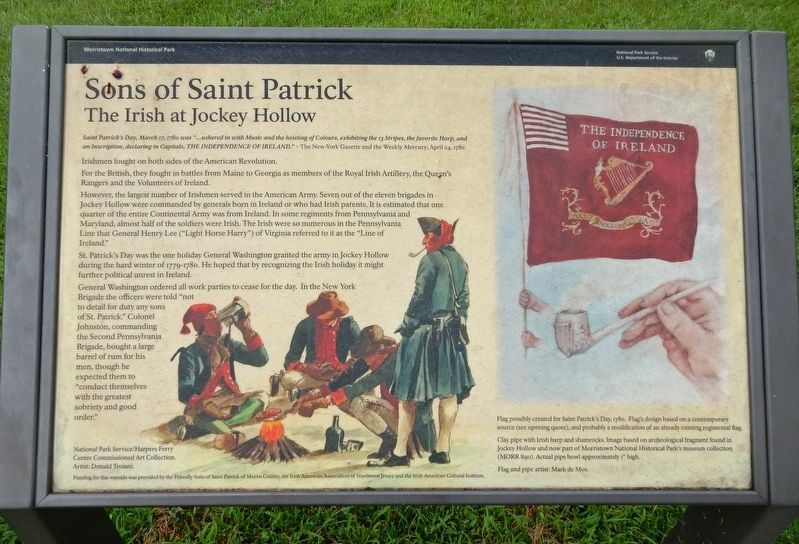 Sons of Saint Patrick Marker image. Click for full size.