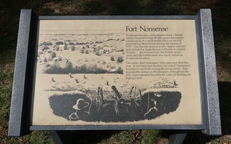 Fort Nonsense Marker image. Click for full size.