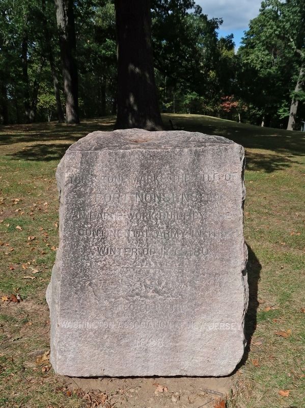 Fort Nonsense Marker. Click for full size. Fort Nonsense Marker image. Click for full size.
